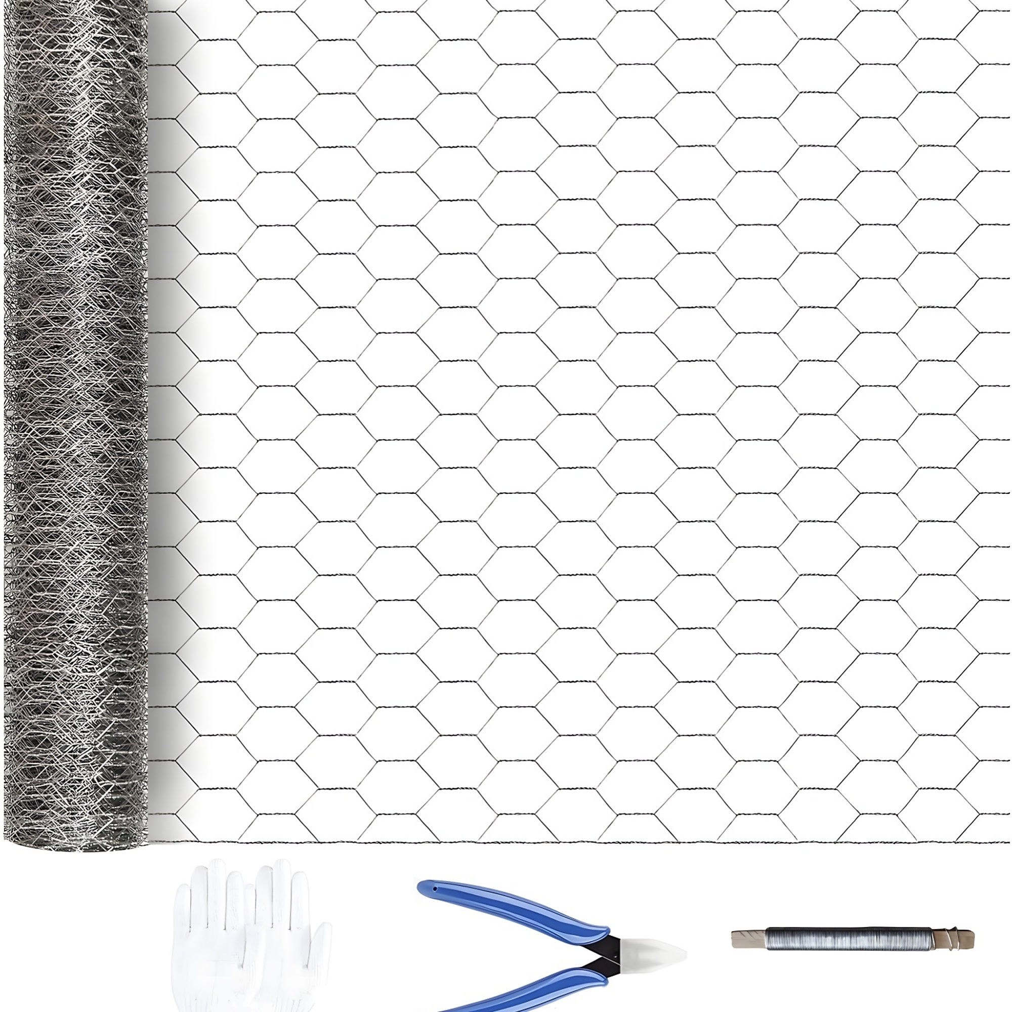 4.92 ft. x 99 ft. Wire Mesh with 0.8mm Wire Diameter